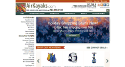 Desktop Screenshot of airkayaks.com